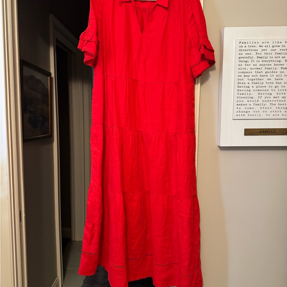 Elegant Red Women's Dress